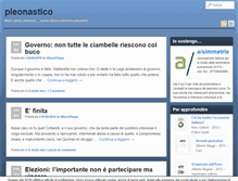 Tablet Screenshot of pleonastico.it